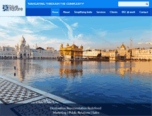 Tablet Screenshot of bluesquareconsultants.com